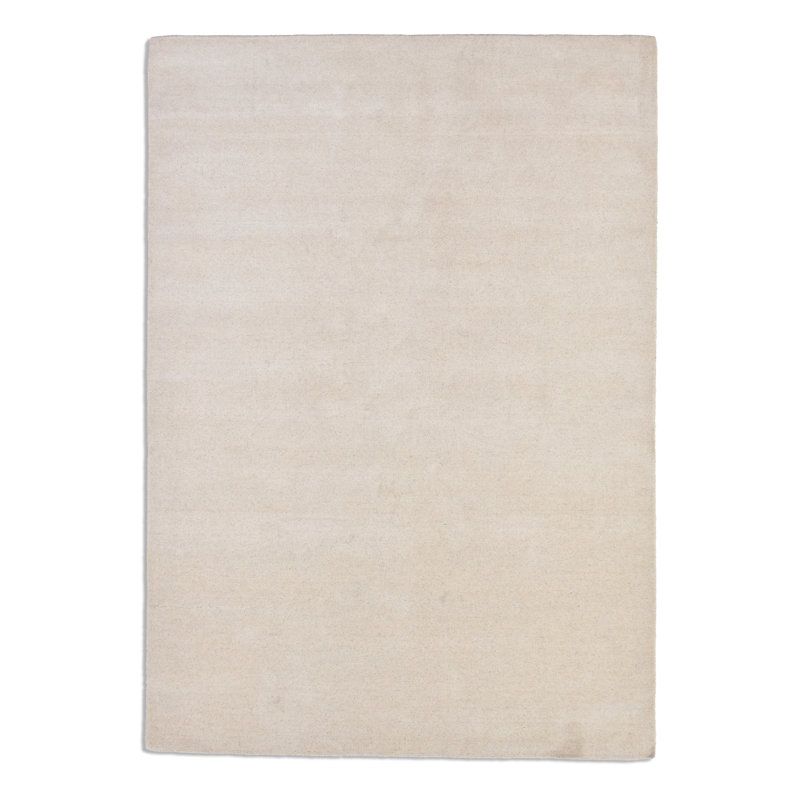 Rectangular Uniform Color Wool Hand Woven Area Rug, Rectangle 70cm x 140cm