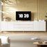 3-in-1 Modern White Tv Stand For Tvs Up To 85" With 7 Drawers & 4 Storage Compartments