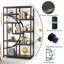 Alberico 174cm H x 95cm W Iron Bookcase-2037852552