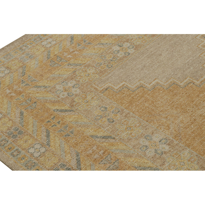 Distressed Homage Geometric Area Rug, Runner 3' x 14'