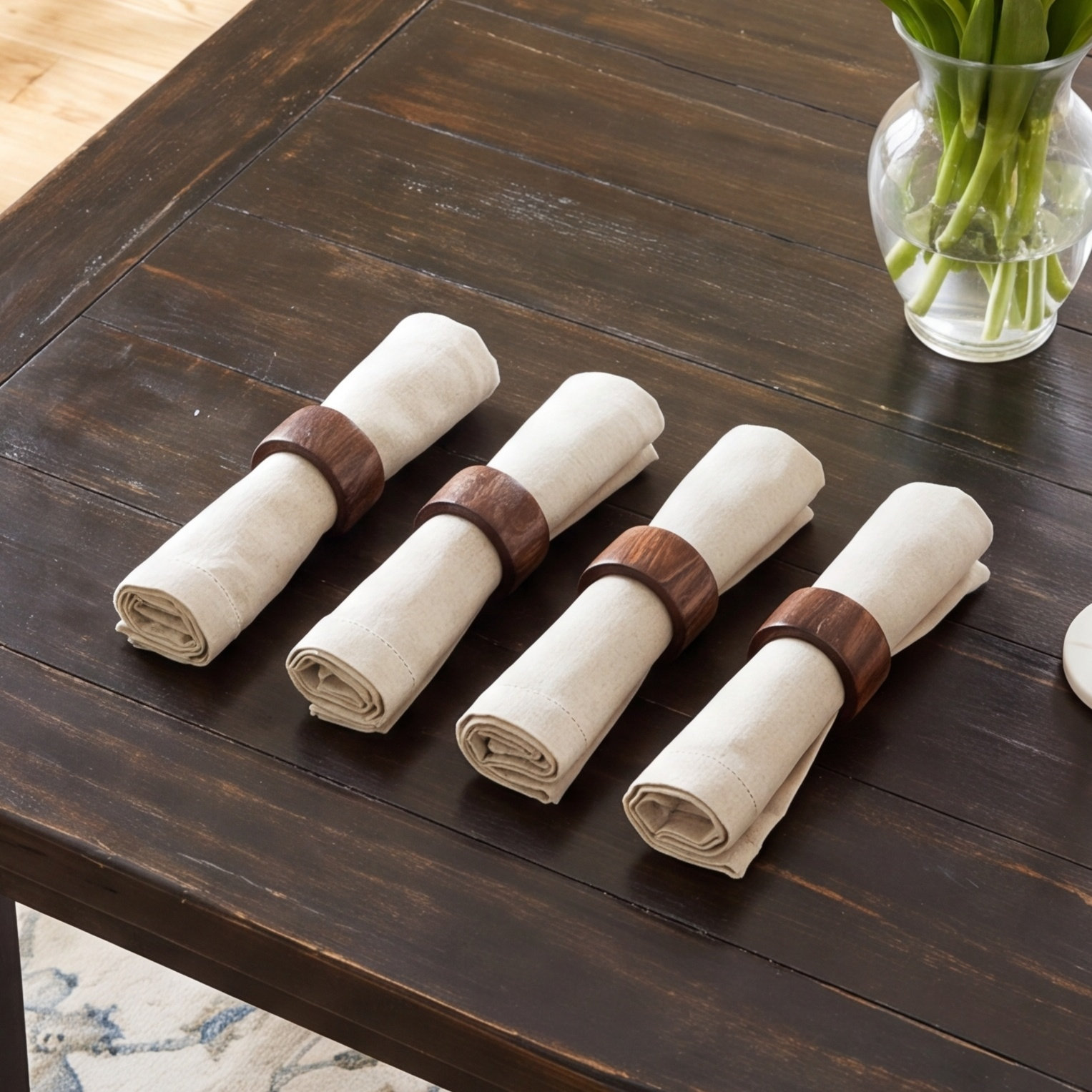 Wood Round Napkin Ring