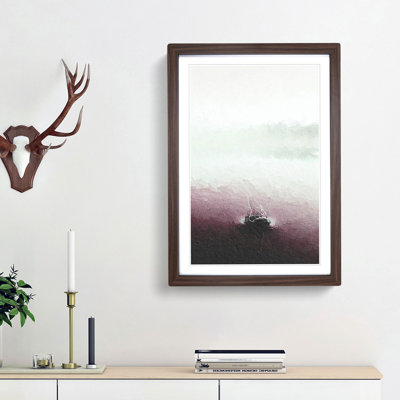 Drop of Water in the Lake - Picture Frame Painting Print