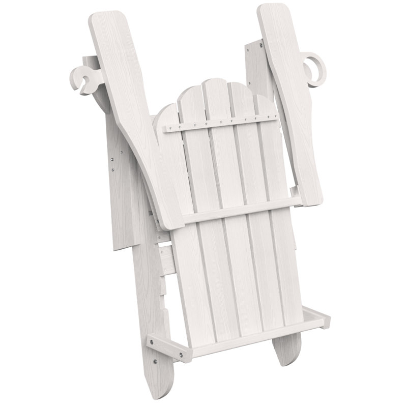 Chaise pliante résistante aux intempéries Dirji, Blanc