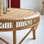 Coffee table made of rattan