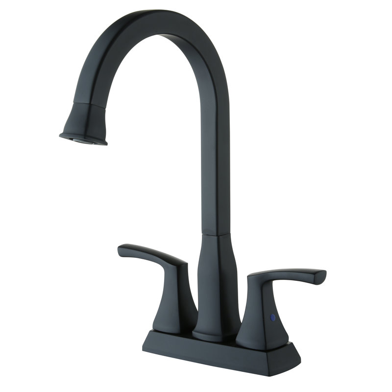 Cardania Bar Faucet, Matte Black