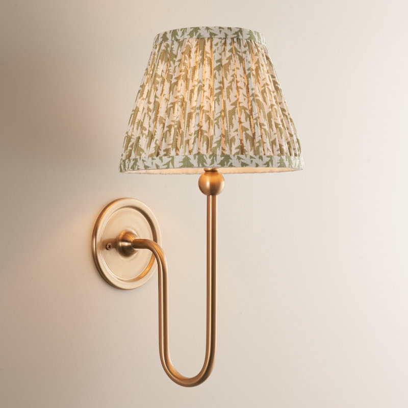Santiago Armed Sconce, Green, 37cm H x 20cm W x 22cm D