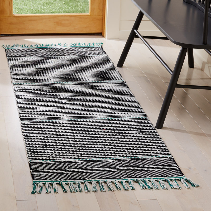 Granada Hand Woven Performance Striped Rug, Runner 2'3" x 7'