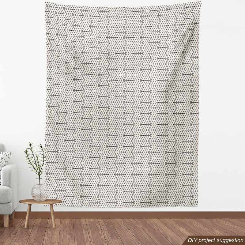 Tissu géométrique Ambesonne, l 36 po x L 360 po
