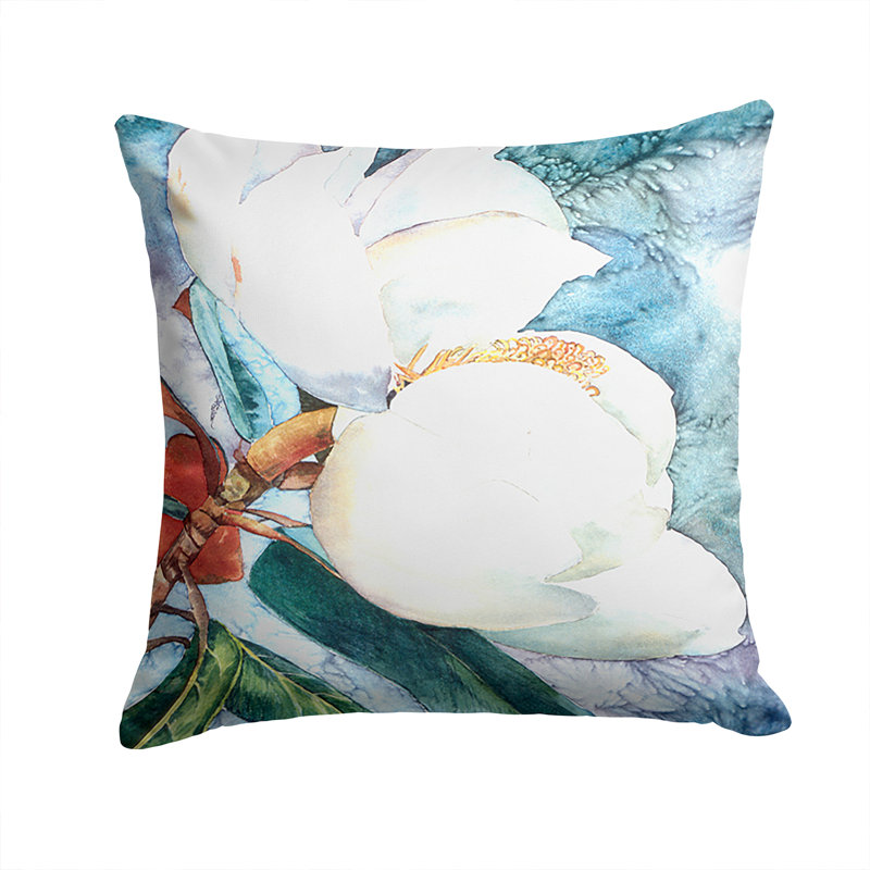 Coussin décoratif intérieur/extérieur magnolia