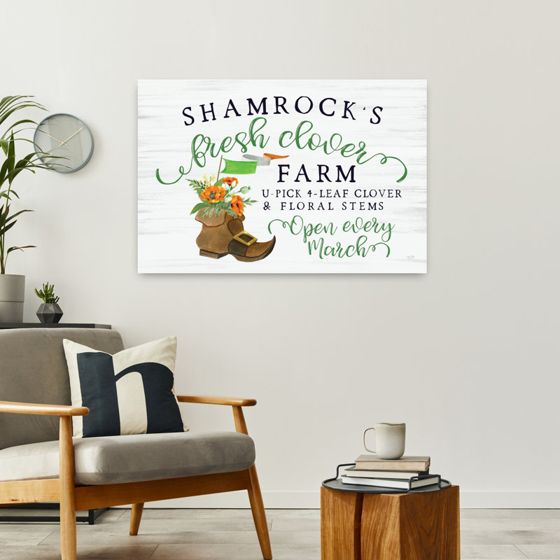 Shamrock's Fresh Clover Farm, H 36 po x l 24 po