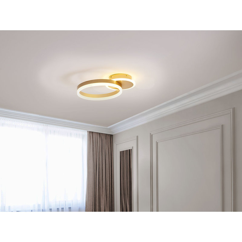 Ameeta LED Flush Mount, Gold