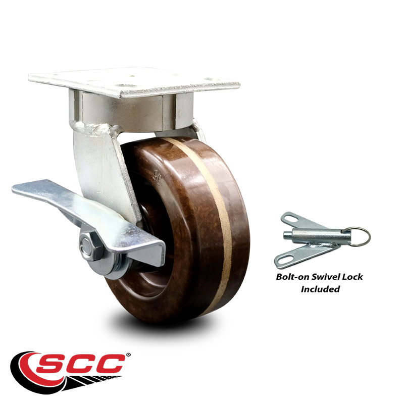 Kingpinless High Temp Phenolic Caster