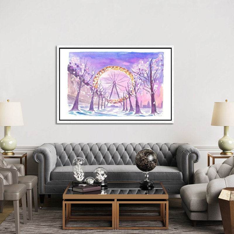 Markus & Martina Bleichner 1 Piece Floater Frame Wall Art on Canvas, 101.6 cm H x 152.4 cm W, White