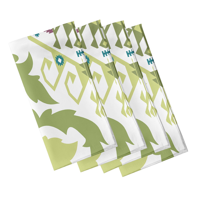 Ensemble de serviettes 4 pièces Alfreda, Vert