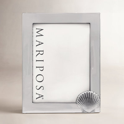 Seaside Silver Metal Picture Frame