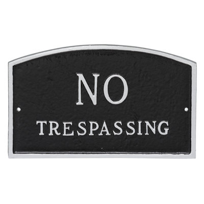 Weather Resistant Metal Garden Plaque