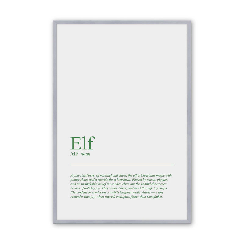 «The Magic of Elves», reproduction d'art, 24 po x 36 po, Chrome poli