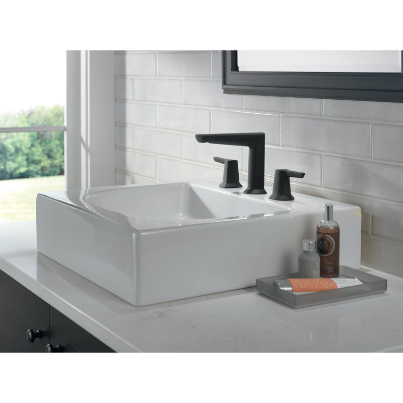 Galeon Single Hole Bathroom Faucet with Drain Assembly, Black