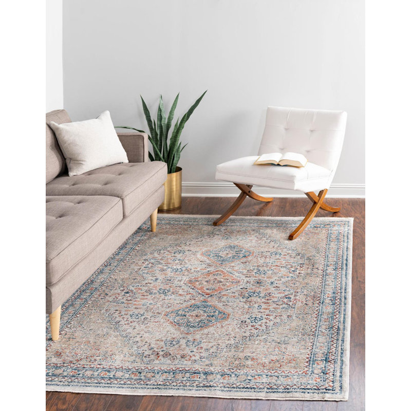 Kaleigh Oriental Indoor Rug, Rectangle 6' x 9'2"