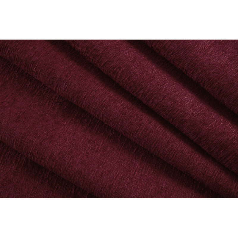 Buruk Room Darkening Curtain, Width 168 x Drop 183cm, Wine