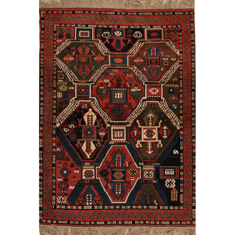 Kazak Wool Oriental Area Rug