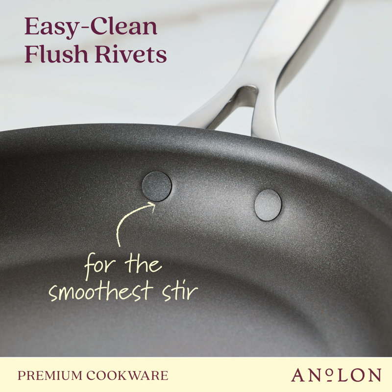 Anolon Ascend Hard Anodized Nonstick Frying Pan / Skillet, Induction Compatible, 10"