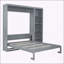 Lit escamotable mural avec tablettes Murphy-640198966