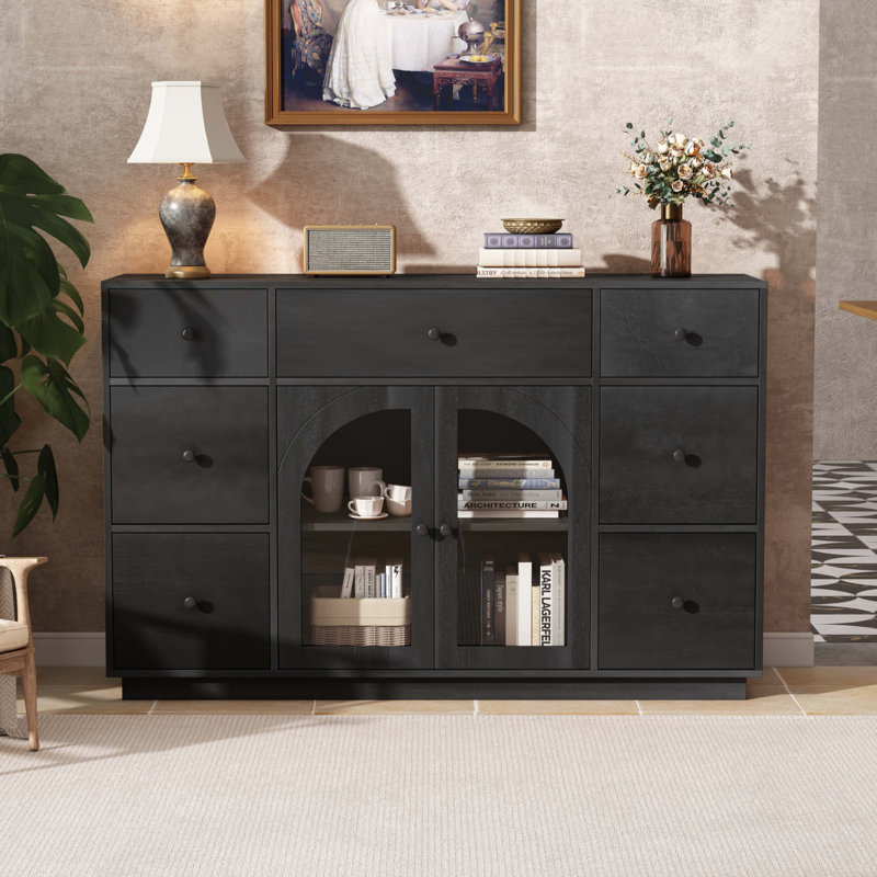Armoire avec rangement, Noir
