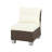 86'' Wide Wicker Patio Sofa with Cushions