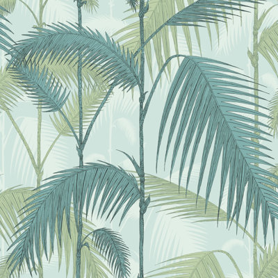 Icons Palm Jungle Floral Wallpaper Roll