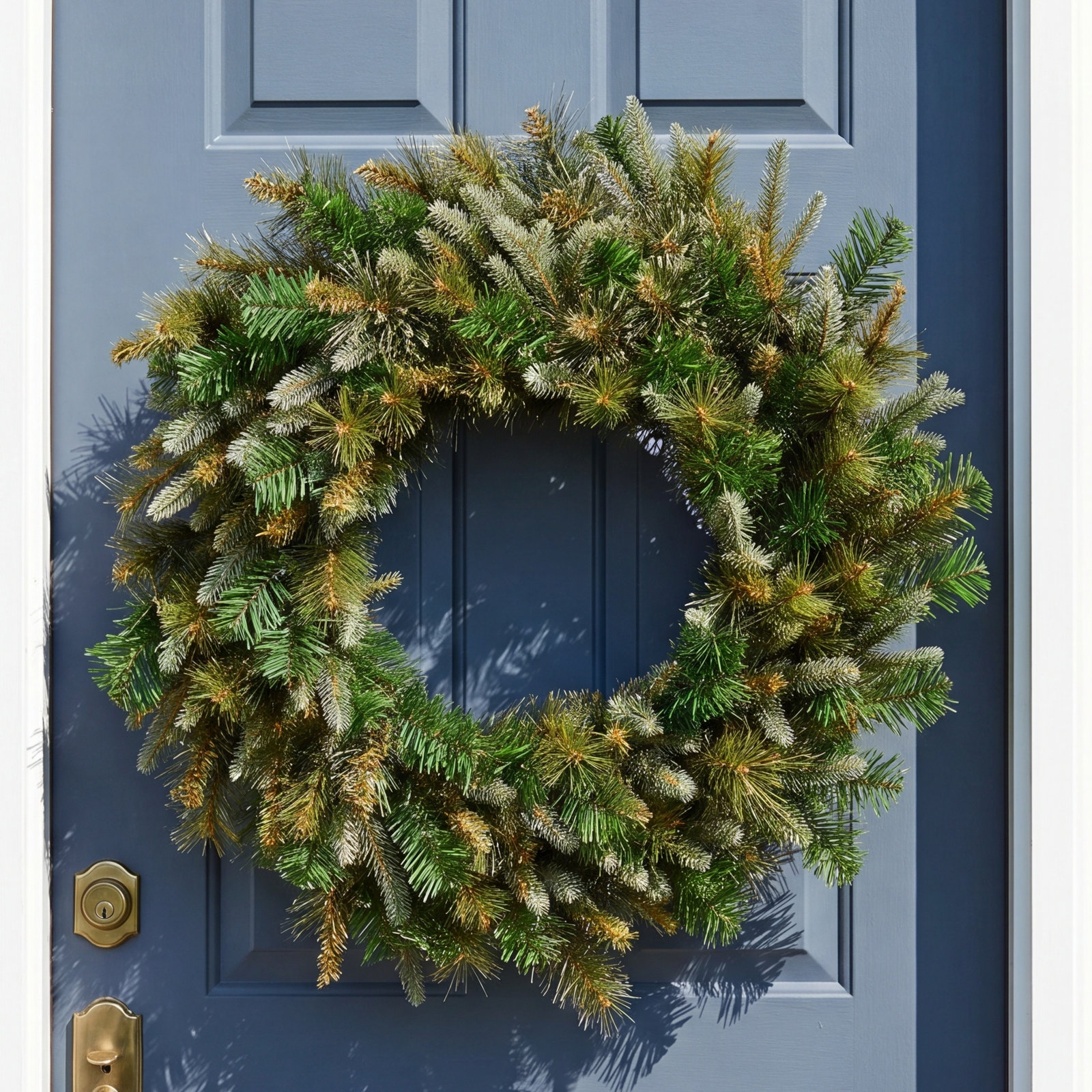 Artificial Cashmere Pine Wreath, 42"