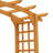 7.5FT Wood Garden Arch Trellis, Yellow