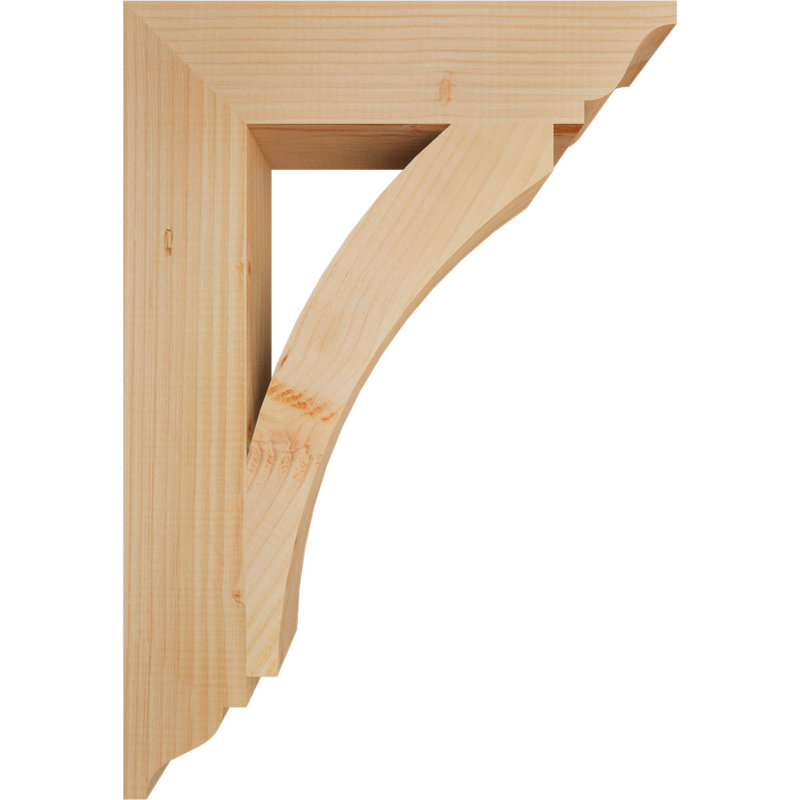 Support traditionnel Thorton, H 26 po x l 3,5 po x P 18 po, Douglas (lisse)