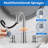 Widespread 2-function Bathroom Faucet with Pull Down Sprayer, with Drain Assembly-100754764