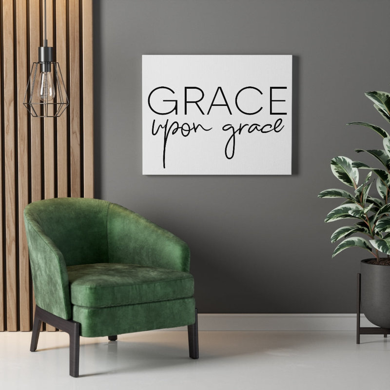Grace Upon Grace - Wrapped Canvas Print, 61cm H x 76cm W
