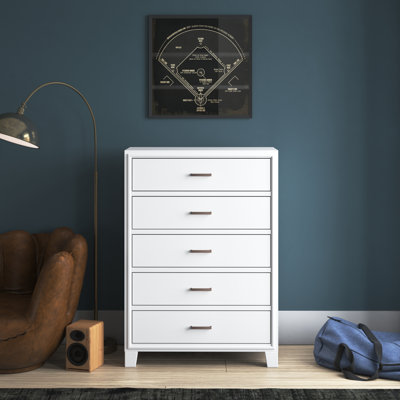 Carpino 34'' Wide 5 -Drawer Chest