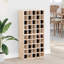 Solid Wood Open Shelving Wine Bottle Rack-2107676676