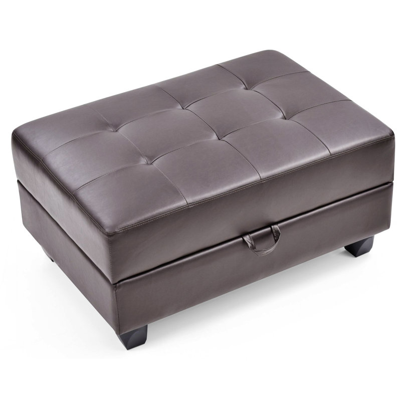 Repose-pieds Larayne, Polyuréthane beige