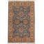 Wool Oriental Area Rug in Blue/Gold/Red