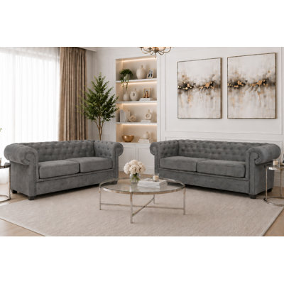 Allegra 3+2 Chesterfield Sofa Set