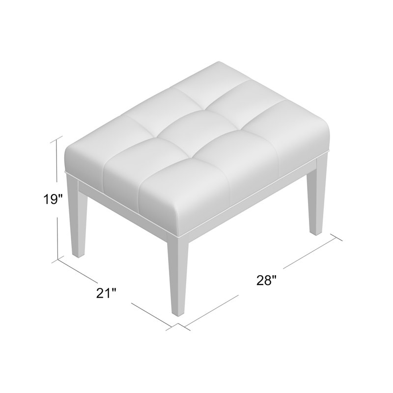Riverside Upholstered Ottoman, Auden Toast, Café