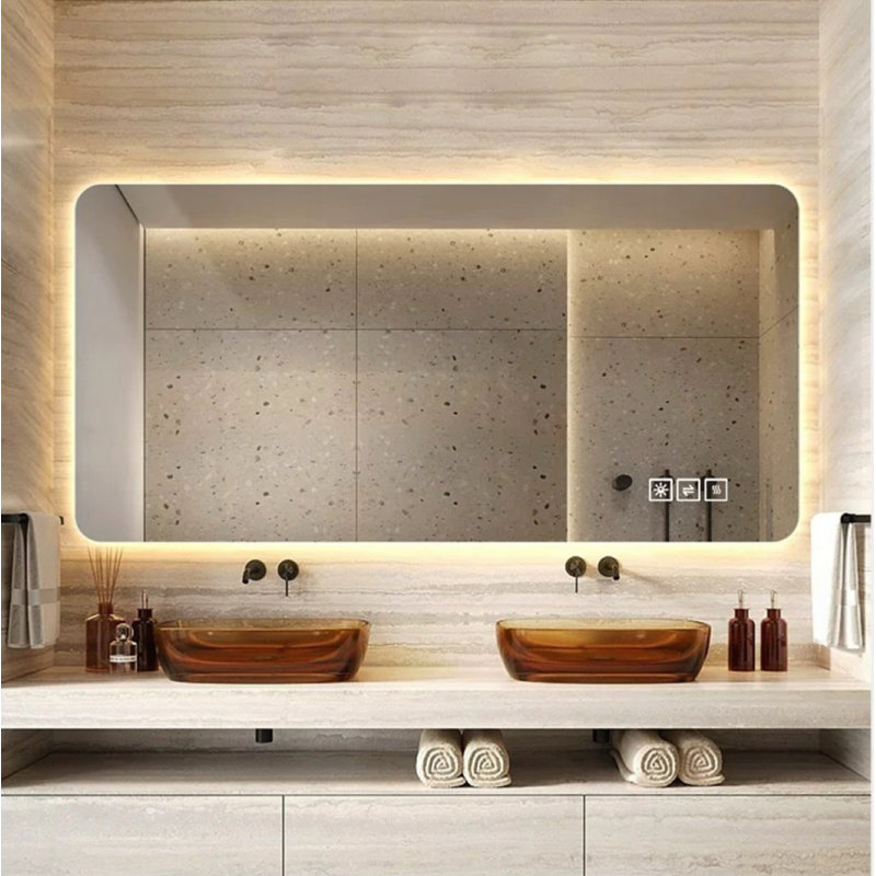 Wall Mounted LED lighting mirror