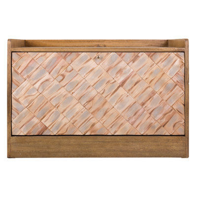 Beechmoor Upholstered Bench with Shelves