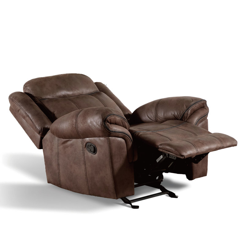 Fauteuil inclinable manuel Caenas Buck, Brun