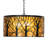 3 - Light Textured Black Drum Pendant