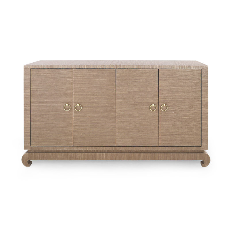Meredith Sideboard, 30"H x 53.3"W x 18"D, Brown