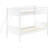 Twin/Twin Bunk Bed White - Slim Design With Convenient Features For '