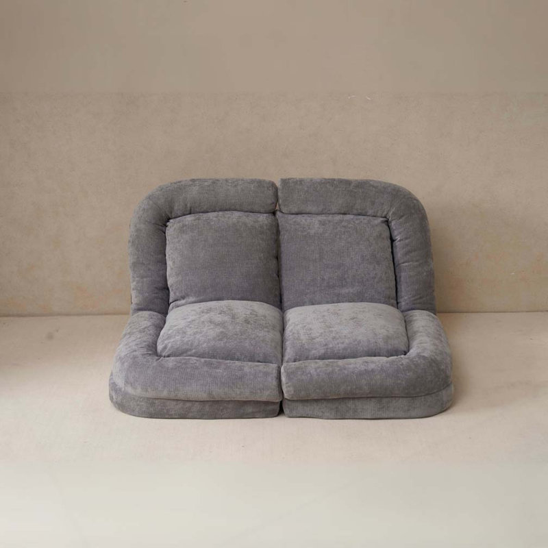 Canapé-lit convertible double escamotable, Gris