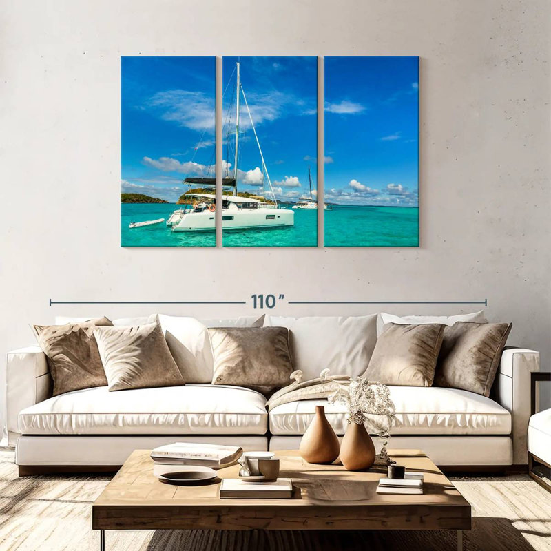 Mehar Catamarans dans les Caraïbes, H 48 po x l 74 po