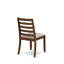 B0693860DE3949278B3E7642D0133A42 7-pc Kitchen Table set - a Removable leaf Table and 6 Light Tan Fabric stackable Chair, Antique Walnut Finish.